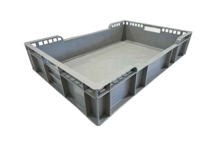 Caja norma europea 600x400x120 mm (Gris)