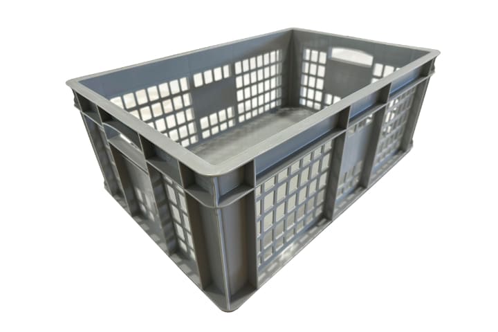 Caja norma europea 600x400x230 mm perforada